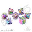 Glassstaff CSDCE13DRTCHIRIS - Eldritch Iris Electroplated Floating Eye RPG Dice Set