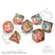 Glassstaff CSDCL25DSKYDRMS - Dusky Dreams Liquid Core RPG Dice Set