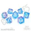 Glassstaff CSDCL29PNKICE - Pink Ice Liquid Core RPG Dice Set