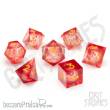 Glassstaff CSDCL36BLDSTNRLCS - Bloodstone Relics Liquid Core RPG Dice Set
