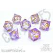 Glassstaff CSDCL4ARCSPARK - Arcane Sparkle Liquid Core RPG Dice Set