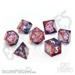 Glassstaff CSDCL6FEYMIST - Fey Mist Liquid Core RPG Dice Set