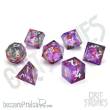 Glassstaff CSDCL8HERBADRM - Herbalists Dream Liquid Core RPG Dice Set