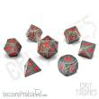 Glassstaff CSDCM38FRCTRDFTE - Fractured Fate Metal RPG Dice Set