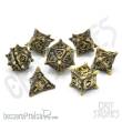 Glassstaff CSDCM44BLLWFND - Bellow Fiend Metal RPG Dice Set