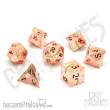 Glassstaff CSDCM52PNKBLSSM - Pink Blossom Metal RPG Dice Set