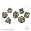 Glassstaff CSDCM55DRDXZIUS - Drudaxizius Metal RPG Dice Set