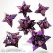 Glassstaff CSDCM56DMSNBANE - Damson Bane Metal RPG Dice Set