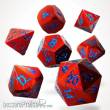 Glassstaff CSDCM61RPTRDHLL - Ruptured Hell Metal RPG Dice Set