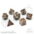 Glassstaff CSDCM72PRCLSMC - Pyroclasmic Metal RPG Dice Set