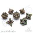 Glassstaff CSDCM74LFNWDS - Elfan Woods Metal RPG Dice Set