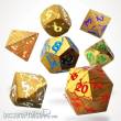 Glassstaff CSDCM80CHRMTCRUIN - Chromatic Ruin (CritStones Anniversary Edition) Metal RPG Dice Set