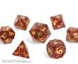 Glassstaff CSDCM87MRCRYFNG - Mercury Fang Metal RPG Dice Set