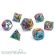Glassstaff CSDCM92PRSMSHCK - Prismshock Metal RPG Dice Set