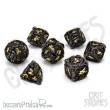 Glassstaff CSDCMH3SLRPRGLD - Soulreaper Gold Hollow Metal RPG Dice Set