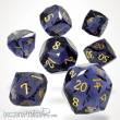 Glassstaff CSDCS26AMTHSTMARCN - Amethystum Arcana Glass RPG dice set
