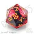 Glassstaff CSMDL1BLDIRIS - Blood Iris 33mm Floating Eye D20