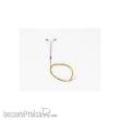 Azar Models D003-1 - Set of 5 double streetlights with warm white LED