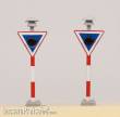 Dekas DK-878102 - H0 Bahnübergang Signalen, ohne Kreuz und mit Glocke