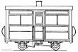 Peco DM28 - 4-Rad-Reisebus mit Einzelabteil