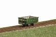 Peco DM32 - Hudson 4-Rad-Holzwagen mit offener Klapptür und offenem Wagen