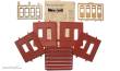 Woodland Scenics DPM30136 - Dock Level Rectangular Entry Door (x4)