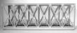 Modellbau Laffont E111 - Fachwerk-Kastenbrücke 1-gleisig graphitgrau Spur 1
