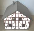 Modellbau Laffont E501 - Fachwerk-Bauernhaus verputzt
