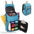 ENHANCE Gaming ENBCCBK608BLEW - ENHANCE Designer Edition Trading Card Full Sized Backpack (Canvas Look - Blue)