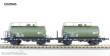 Exact-Train EX20505 - DB 2er Set 24m3 Einheitsbauart Leichtbau-Kesselwagen IVG Grün
