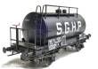 Exact-Train EX20598 - SNCF 24m3 Einheitsbauart Leichtbau-Kesselwagen S.G.H.P. Schwarz Epoche III