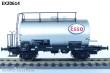 Exact-Train EX20614 - DR-Zone 30m3 Leichtbau Uerdinger Bauart Kesselwagen ESSO Weiss