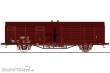 Exact-Train EX20741 - DR Hbs [2311] Mannschaftswagen mit Ofen unterseite Schwarz, 7 Sicken, Epoche Ivb (Zu öffnenden Türen)