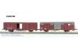 Exact-Train EX20748 - SBB/DB 2er-Set Gotthard SBB Gbs mit kleinem SBB Emblemund DB Gbs258 Epoche IV