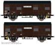 Exact-Train EX20922 - 2-er set Provence Express Braun Epoche III Nr Kv 344074 und Nr Kv 344073