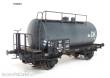 Exact-Train EX22001 - DB 24m3 Leichtbau Bauart Kesselwagen Bahndienstwagen für DK Nr.3514 Epoche IIIb (Verschmutzt)