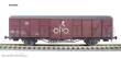 Exact-Train EX22036 - DB GBS254 EUROP Fahrradwagen Güterwagen Nr.150 2065-1 Epoche IV (Verschmutzt)