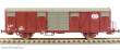 Exact-Train EX23300 - SBB Gbs Güterwagen EUROP mit grossem SBB Emblem, geripptem Dach und Türen mit Sicken Epoche IVb