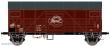 Exact-Train EX23646 - DR Bremen Guterwagen Braun MOD-Güterwagen Expresswagen Beschriftung