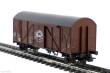 Exact-Train EX23646 - DR Bremen Guterwagen Braun MOD-Güterwagen Expresswagen Beschriftung