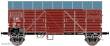 Exact-Train EX23700 - CSD Bremen Zt Güterwagen mit Blechdach (Gleitlager)