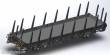 Exact-Train EX23815 - DB UIC Rungenwagen Kbs 442 mit Bremserbuhne