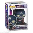 Funko FK57375 - Marvel What If,,,? POP! TV Vinyl Figur Zombie Captain America 9 cm