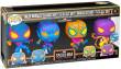 Funko FK69140 - Marvel POP! TV Vinyl Figuren 4er-Pack Miles Morales (BLKLT) 9 cm