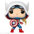 Funko FK83724 - Marvel POP! Vinyl Figur Cap-Gwen 9 cm