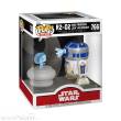 Star Wars POP! Deluxe Vinyl Figur R2D2 w/Leia 9 cm