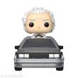 Funko FK86449 - Zurück in die Zukunft POP! Rides Deluxe Vinyl Figur Doc w/Time Machine 9 cm