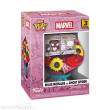 Funko FK87816 - Marvel Bitty POP! Bouquet Vinyl Figuren Miles Morales & Ghost Spider (Valentine) 4 cm