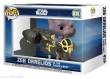 Funko FK92565 - Star Wars: The Mandalorian and Grogu POP! Rides Deluxe Vinyl Wackelkopf-Figur Zeb Orrelios in the Razor Crest 9 cm