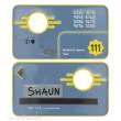 FaNaTtik FNTK-B-FLT91 - Fallout Replik Security Keycard Vault 111 Limited Edition 11 cm